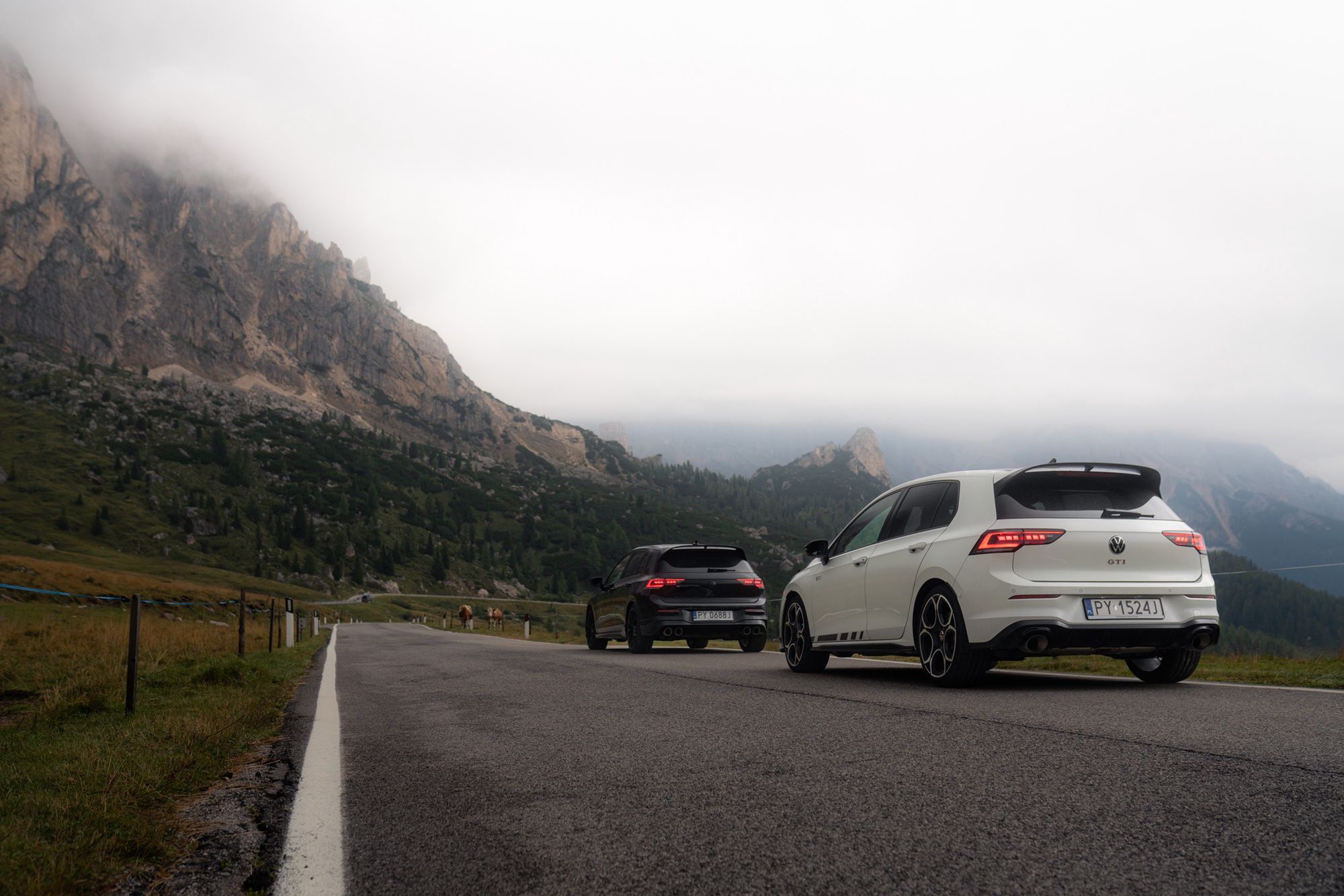 Gran turismo: Volkswagen Golf GTI Clubsport i R w Alpach