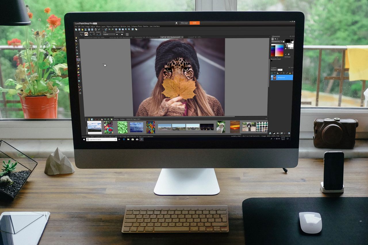 Corel PaintShop Pro 2020: klonowanie z uwzględnieniem zawartości