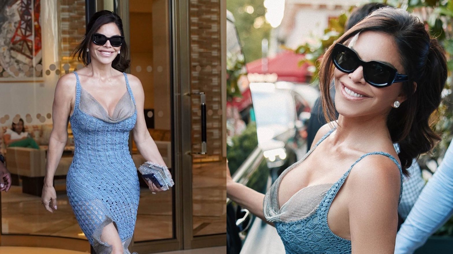 Lauren Sanchez w sukience z dekoltem