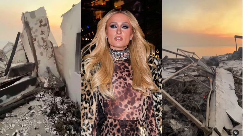 Paris Hilton zobaczyła na własne oczy zniszczony w pożarze dom