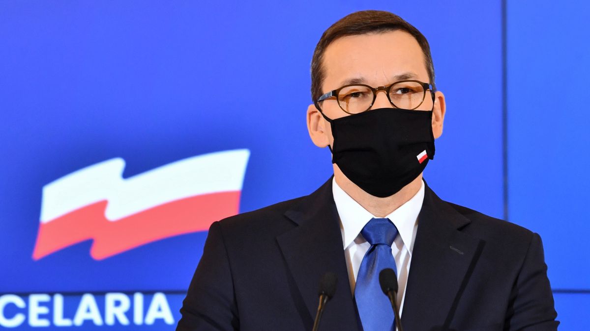 Konferencja premiera Mateusza Morawieckiego i ministra rolnictwa Grzegorza Pudy