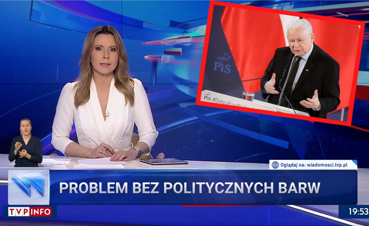 Te słowa oburzyły całą Polskę. Tak "Wiadomości" TVP tłumaczą prezesa PiS