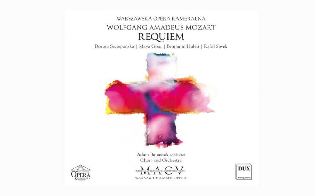Okładka nagrania „Requiem” Mozarta przez WOK © DUX
