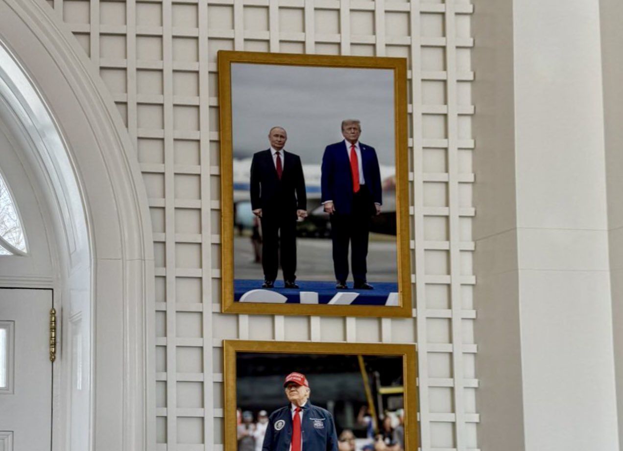 Zdjęcie Putina z Trumpem w Białym Domu