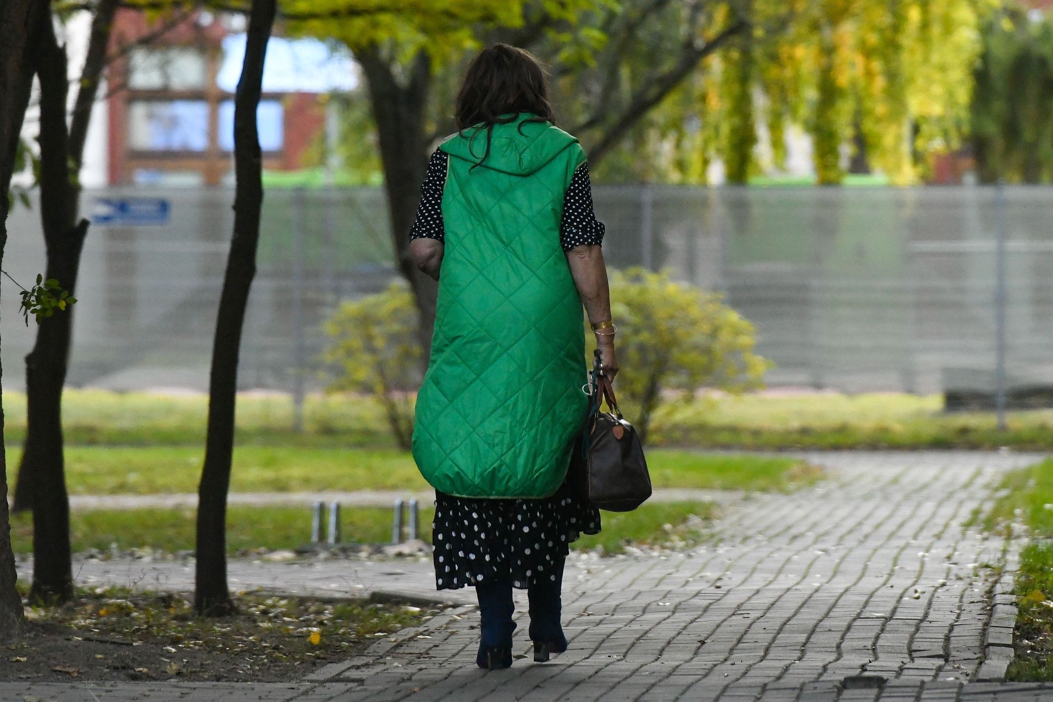 Agnieszka Fitkau-Perepeczko była widziana na ulicach Warszawy