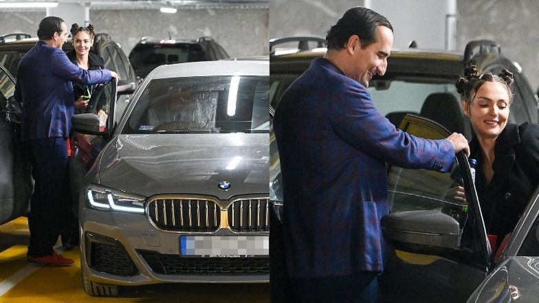 Misiek Koterski i Marcela Leszczak wymieniają czułości na randce