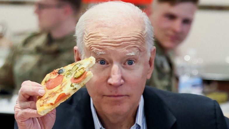Joe Biden skosztował polskiej pizzy