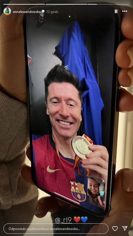 Anna Lewandowska dumna z męża