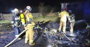 Nowy Wilków: Pożar przyczepy kempingowej. Jedna osoba nie żyje