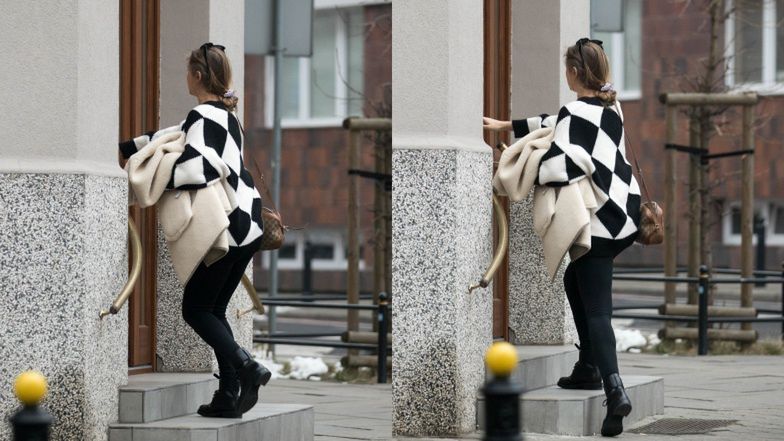 Joanna Opozda z coraz większym ciążowym brzuszkiem