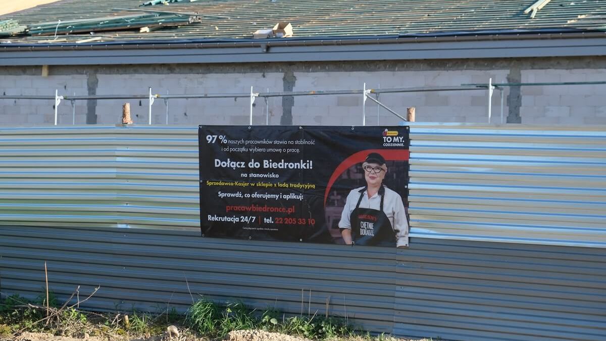 Nowa Biedronka w Konopnicy przy ul. Pietrzakowizna