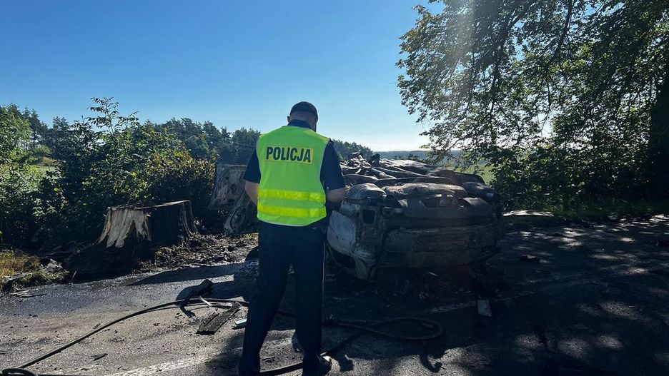 Tragiczny wypadek w woj. pomorskim