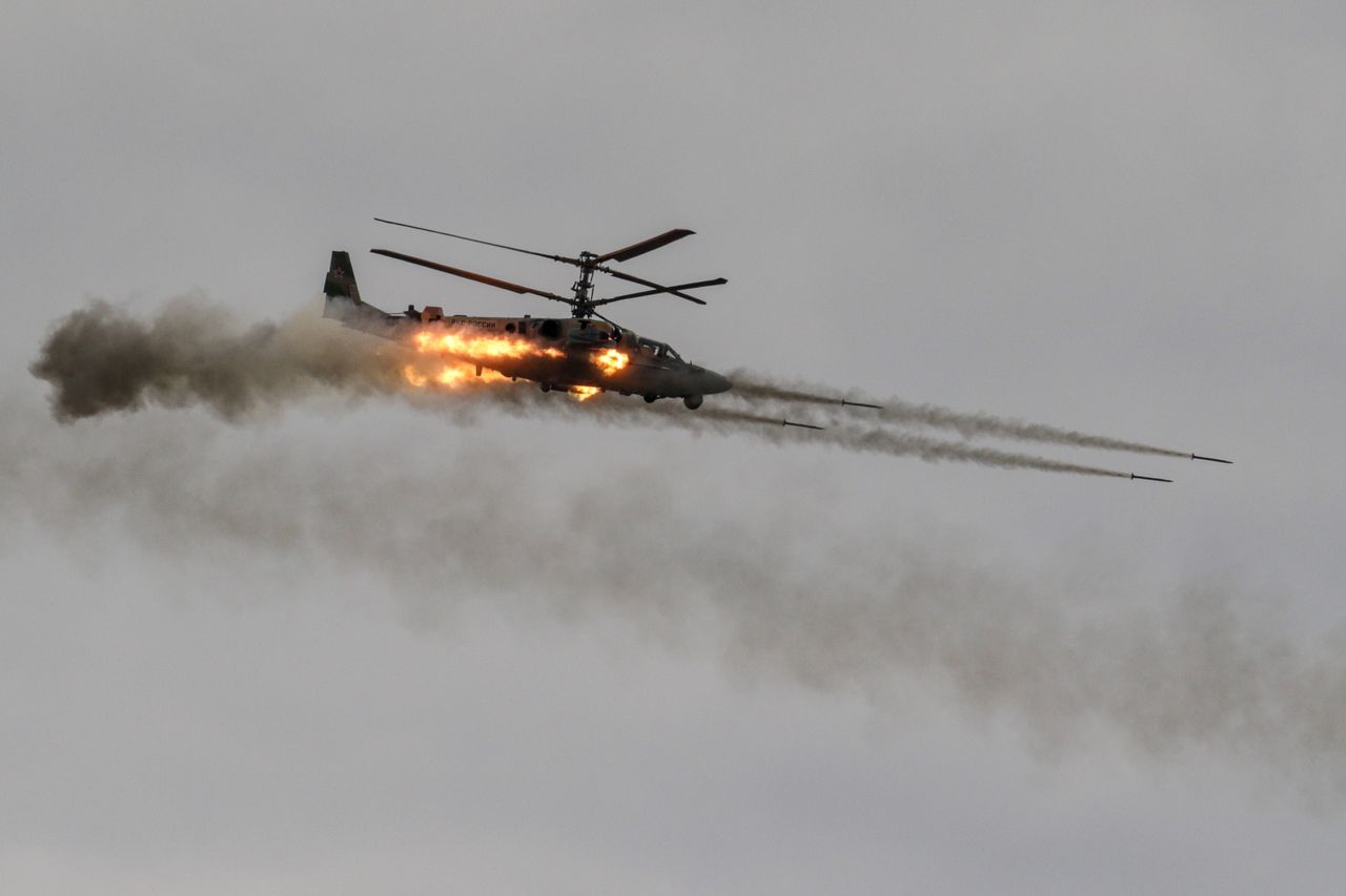 Rosjanie znów stracili cenny śmigłowiec. To Ka-52 Aligator