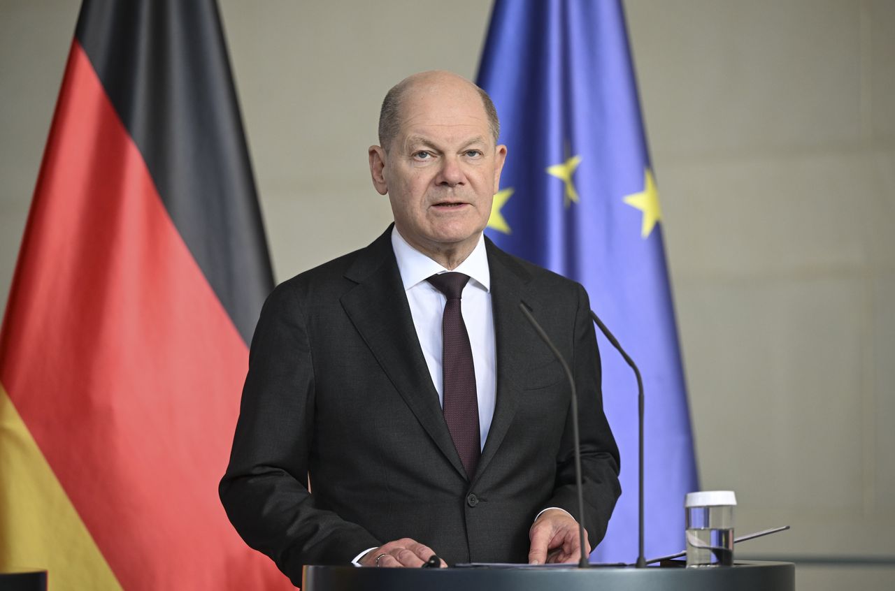 Legal marijuana in Germany. Changes from April 1st. Pictured Chancellor Olaf Scholz.