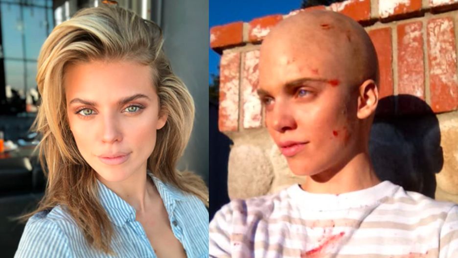 AnnaLynne McCord nie potrafiła wyjść z roli Pauline z horroru (po prawej), gdy wróciła na plan "90210"