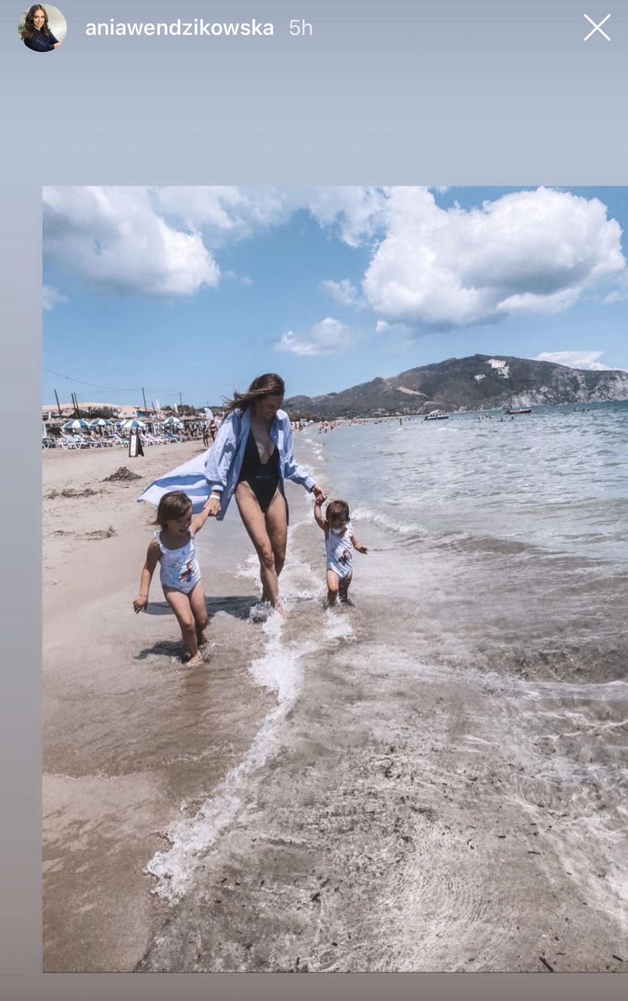 Anna Wendzikowska na urlopie na wyspie Zakynthos