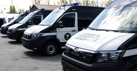 Inspekcja Transportu Drogowego ma nowe radiowozy. 32 man-y TGE ruszyły na służbę