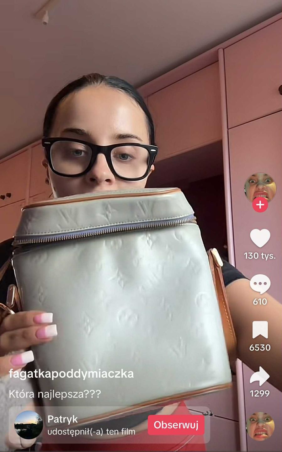 Sullivan Vertical Shoulder Bag Light Blue