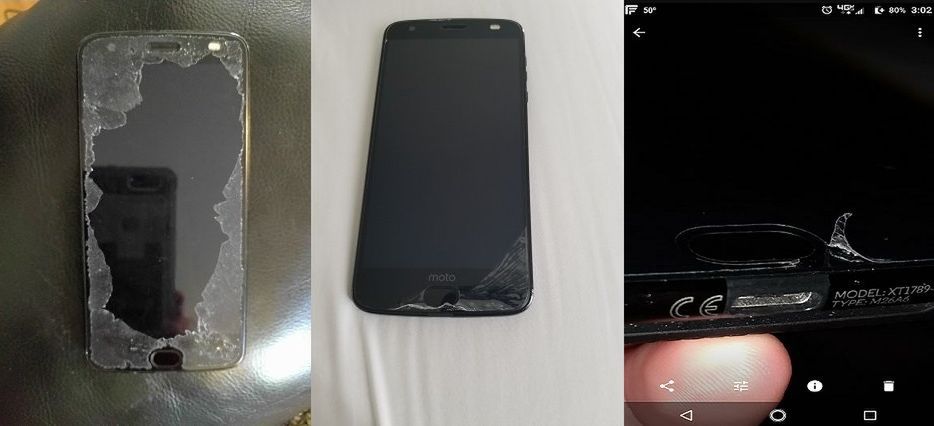 Ekran Moto Z2 Force jest odporny na stłuczenia, ale niekoniecznie na... odklejenia 3
