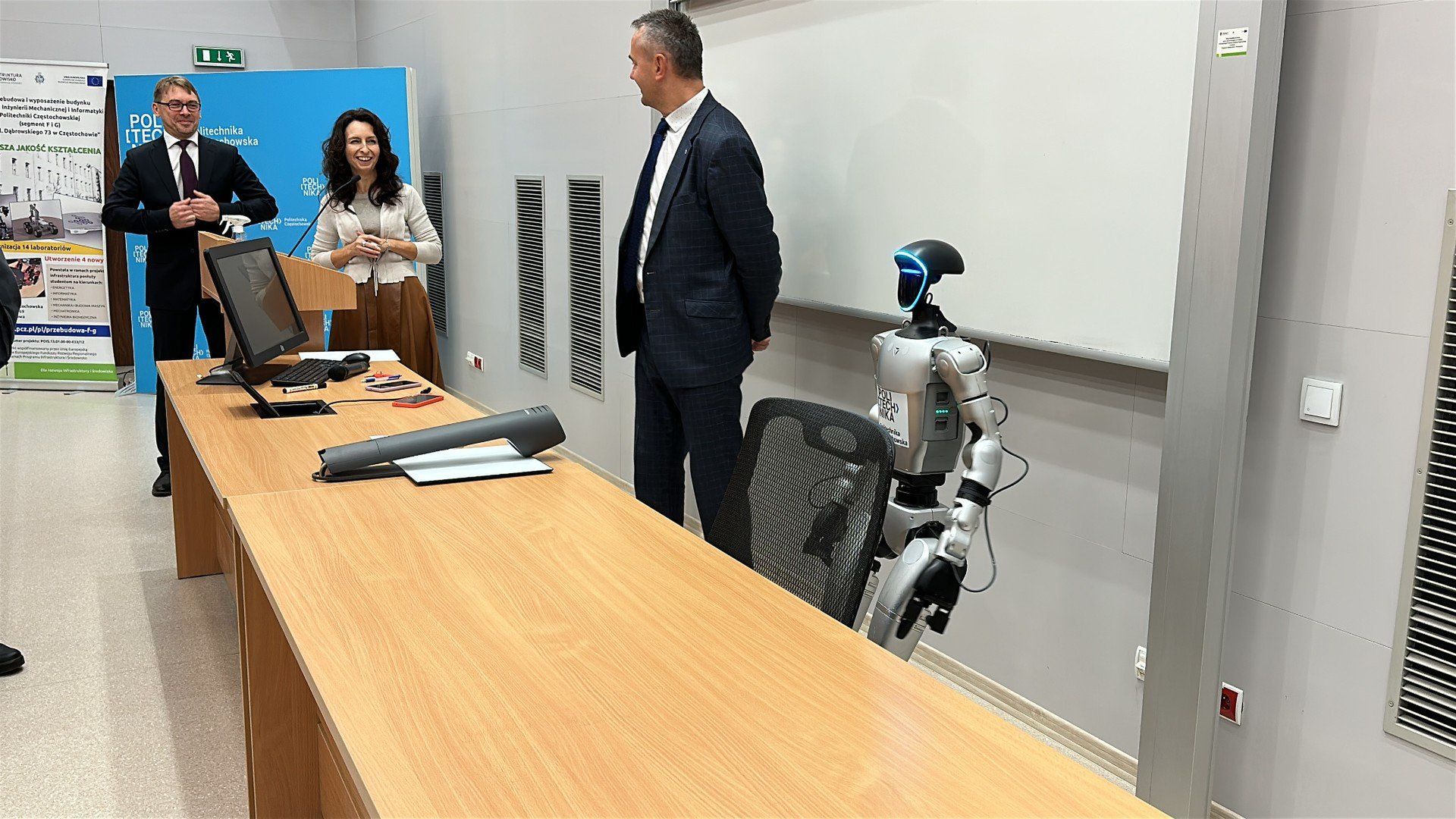 Politechnika wybrała imię dla swojego robota