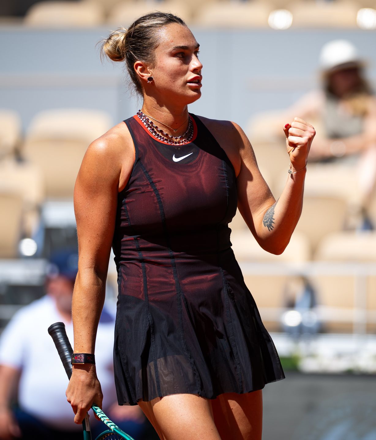 Aryna Sabalenka podczas 1.rundy French Open