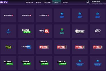 Logo Eurosport 3 w wykazie kanałów Play Now