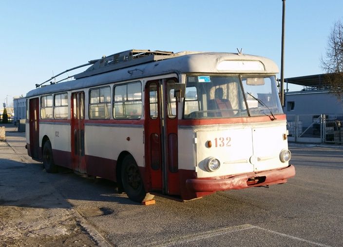 Trolejbus Skoda 9 Tr przed odrestaurowaniem