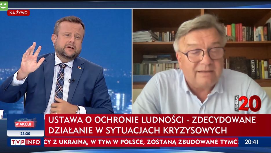 Prezenter TVP Info starł się na wizji w politykiem PO
