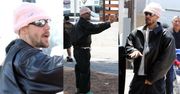 Justin Bieber walczy z opadającymi spodniami i znów AWANTURUJE SIĘ z fotoreporterami (ZDJĘCIA)