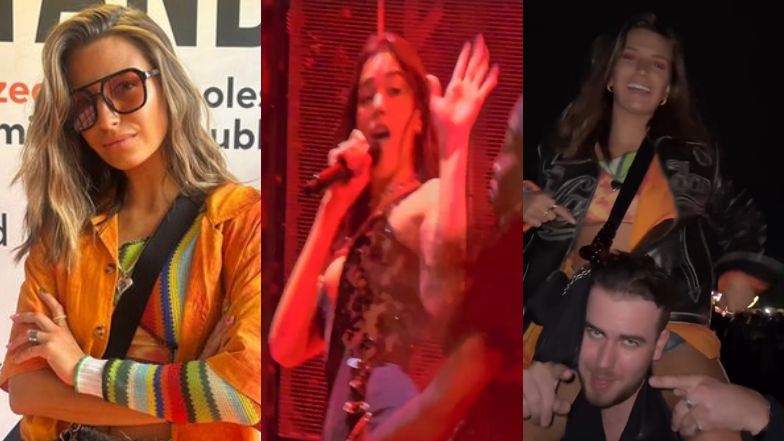 Julia Wieniawa na Open'er Festival. Koncert Dua Lipy nie przypadł jej do gustu?