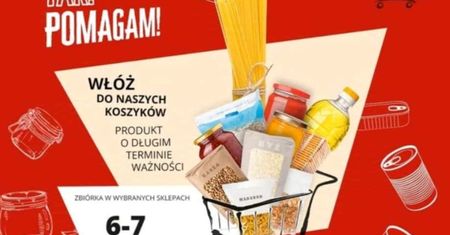 Wolontariusze Caritas Diecezji Płockiej prowadzą zbiórkę żywności