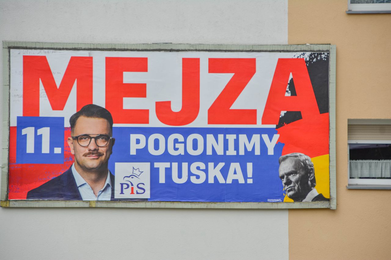 Plakat wyborczy Łukasza Mejzy