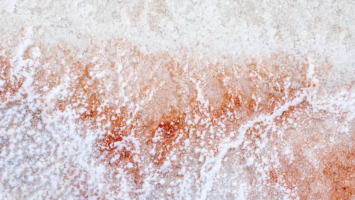 Zdjęcie soli w kopalni. Fotografia ilustracyjna