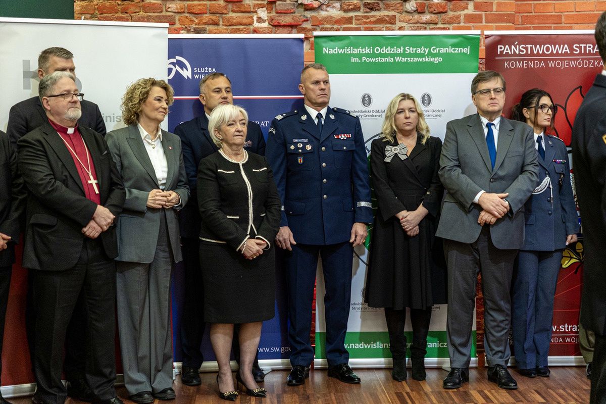 Łódzkie: Spotkanie Wigilijne Służb Mundurowych