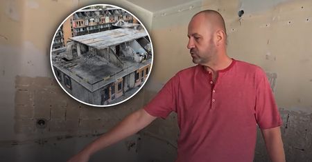 Ogromny pożar w Ząbkach. Weszliśmy na spalone osiedle