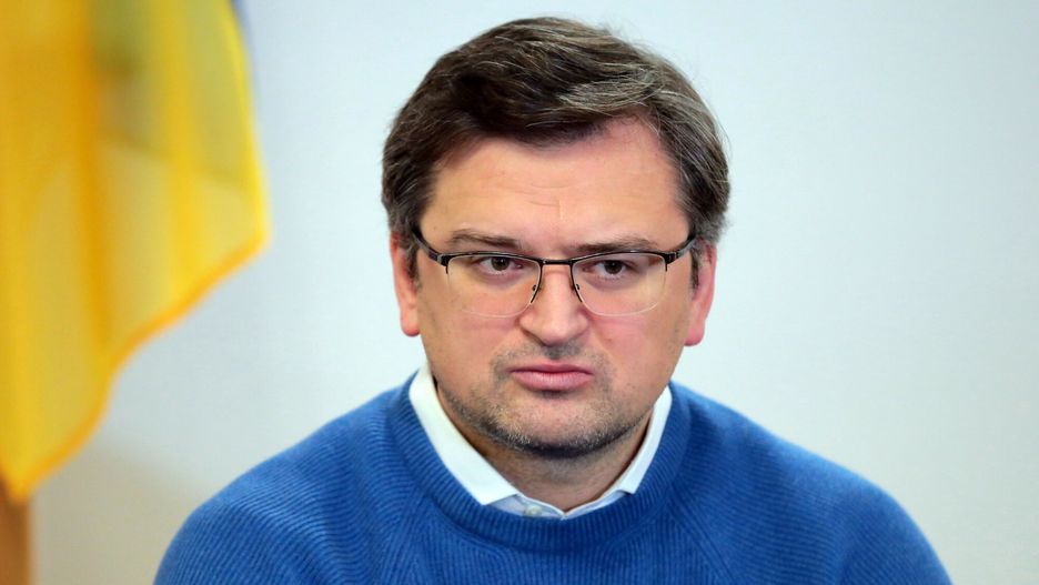 Minister spraw zagranicznych Turcji we LwowieLVIV, UKRAINE - MARCH 17, 2022 - Ukrainian Foreign Minister Dmytro Kuleba is pictured during his meeting with Turkish Foreign Minister Mevlut Cavusoglu in Lviv, western UkraineAlona Nikolayevych