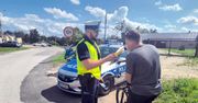 Rowerzysta płaci 2500 zł. Policja się nie patyczkuje
