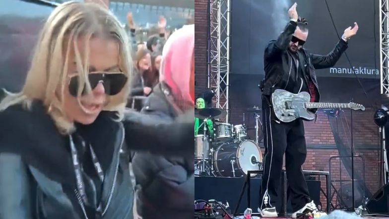 Grace Kubicka na koncercie Barona