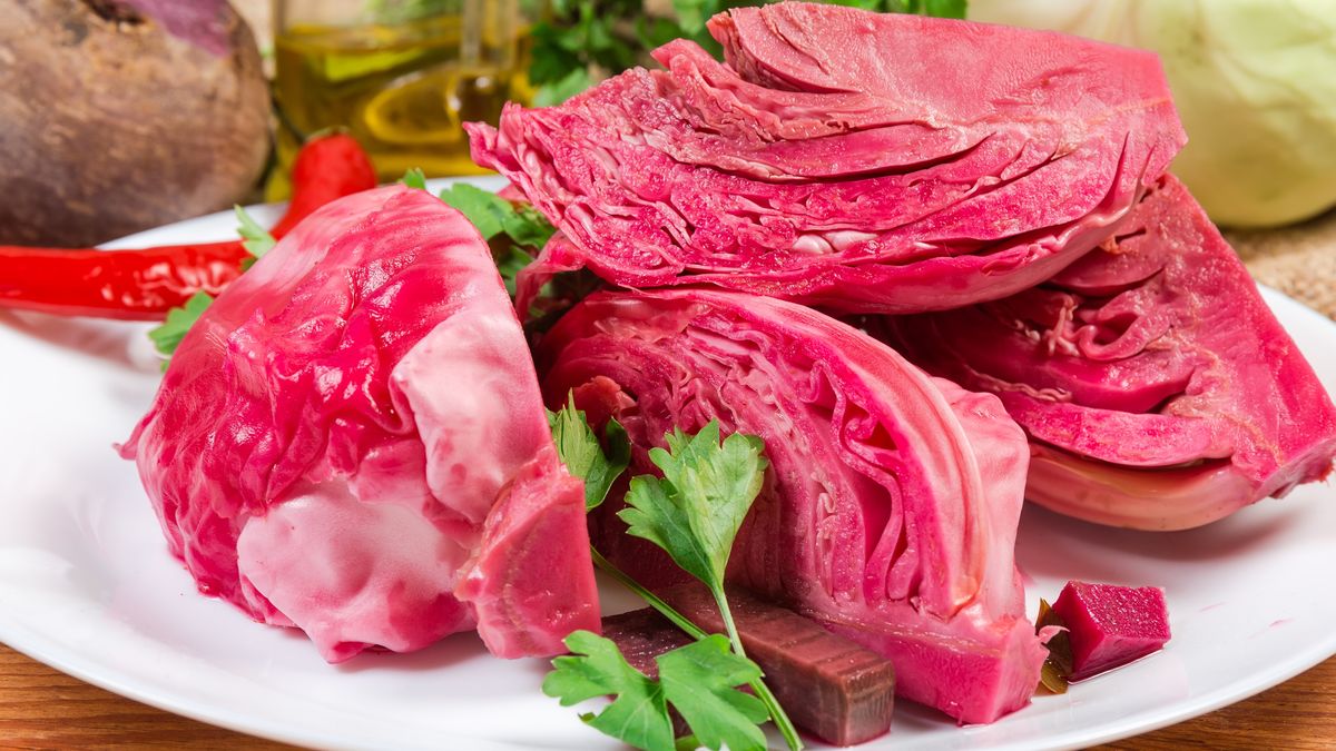 Kapusta kiszona z burakami - Pyszności