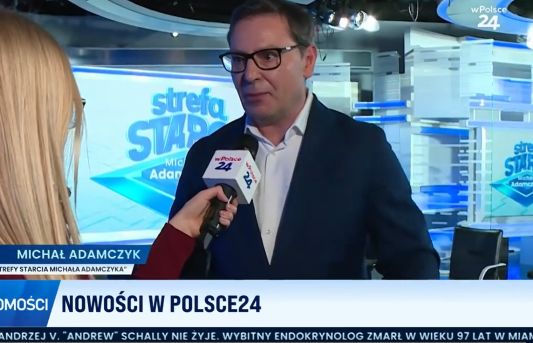 Zmiany w telewizji wPolsce24. Wraca program Adamczyka z TVP Info