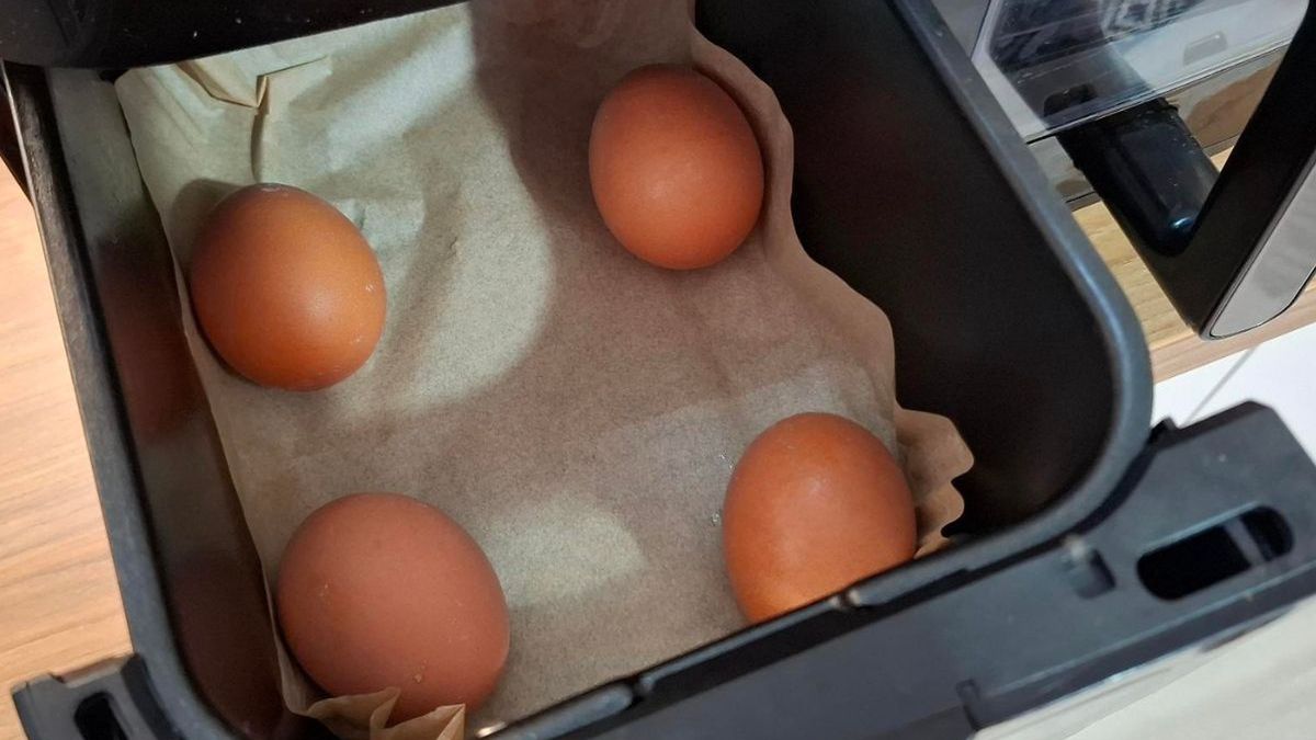 W airfryerze możesz zrobić jajka na miękko lub na twardo