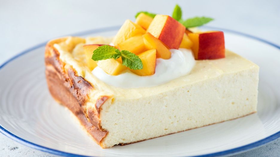 Pieczony sernik ze skyru fit