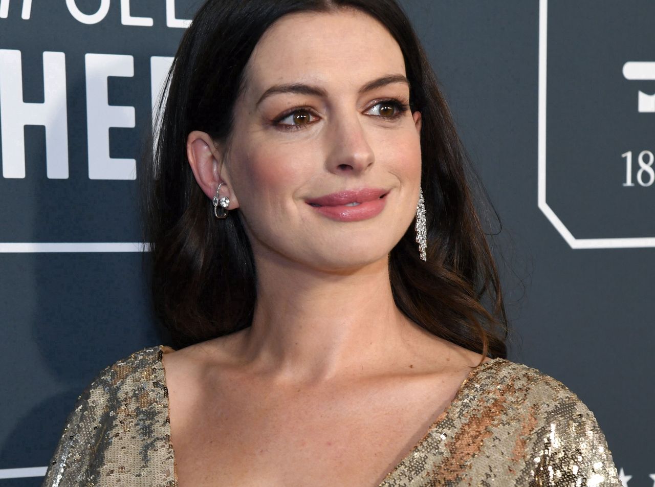 Anne Hathaway's leather revival: The fall trend taking over