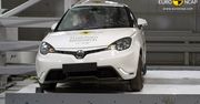 6 kolejnych aut rozbitych przez Euro NCAP: Mégane, MG3, 301, C-Elysee, Golf Sportsvan, Tourneo Courier