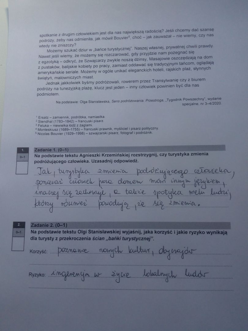 Matura 2023. Język polski - odpowiedzi