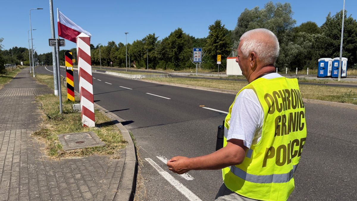 Ruch Obrony Granic na przejściu w Lubieszynie
