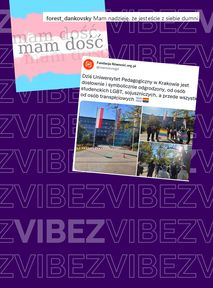 Transpłciowy student na Uniwersytecie Pedagogicznym: "Mam dość"