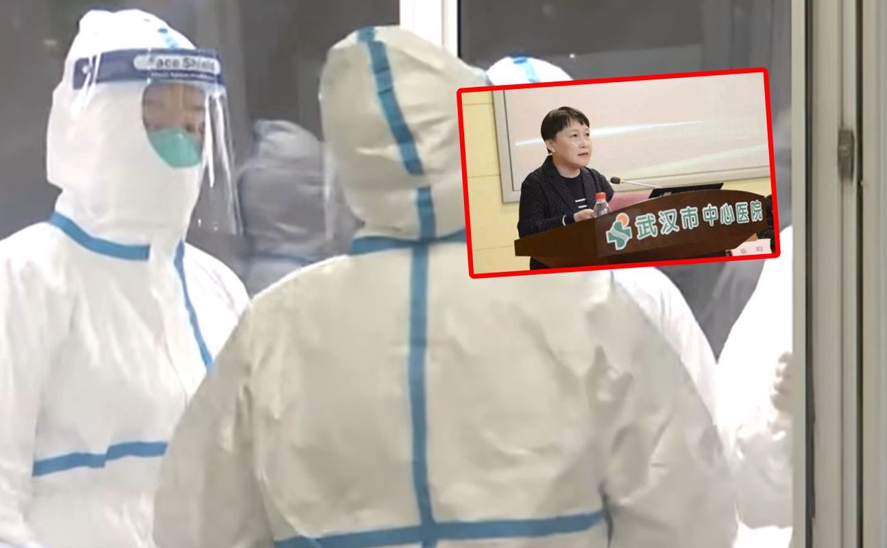 Trzęsienie ziemi w szpitalu w Wuhan