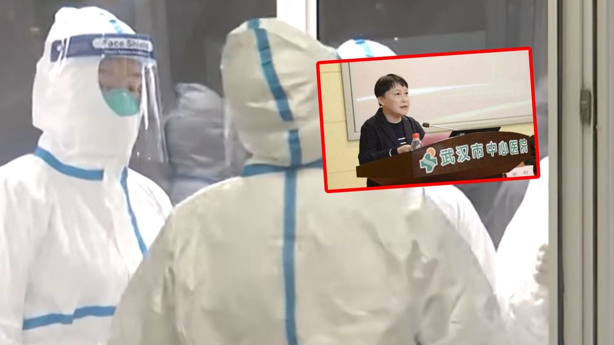 Trzęsienie ziemi w szpitalu w Wuhan