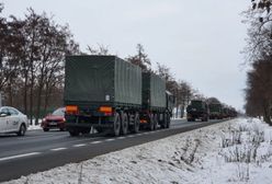Konwój jedzie w kierunku Warszawy. MON potwierdziło